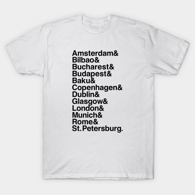 EUROPEAN CHAMPIONSHIP T-Shirt by eyesblau